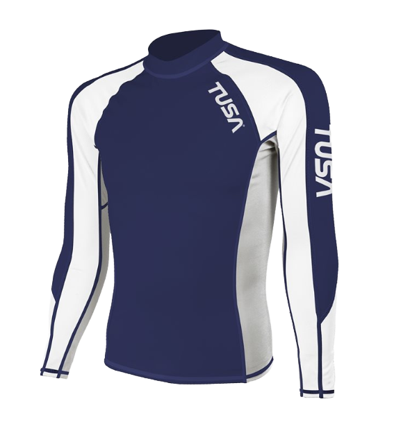 TUSA Men's Long Sleeve Rash Guard – UPF 50+