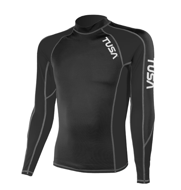 TUSA Men's Long Sleeve Rash Guard – UPF 50+