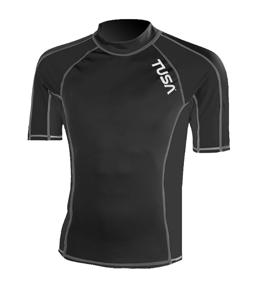 TUSA Men's Short Sleeve Rash Guard – UPF 50+