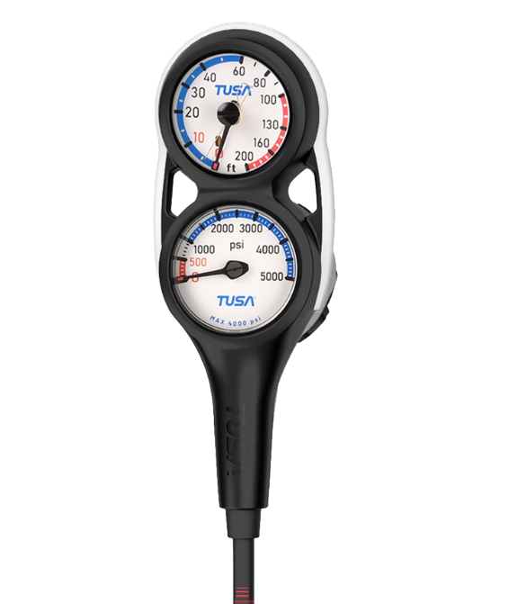 TUSA SC-0301 3-Gauge Analog Console – Pressure, Depth & Compass