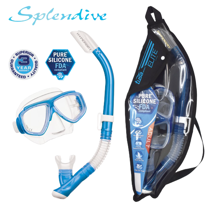 TUSA Splendive Mask & Snorkel Set – UM-7500 / USP-190