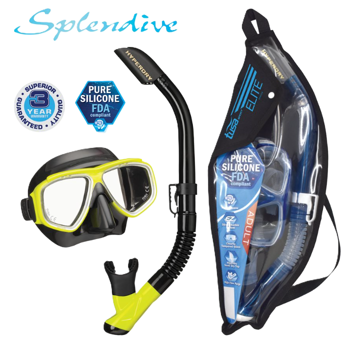 TUSA Splendive Mask & Snorkel Set – UM-7500 / USP-190