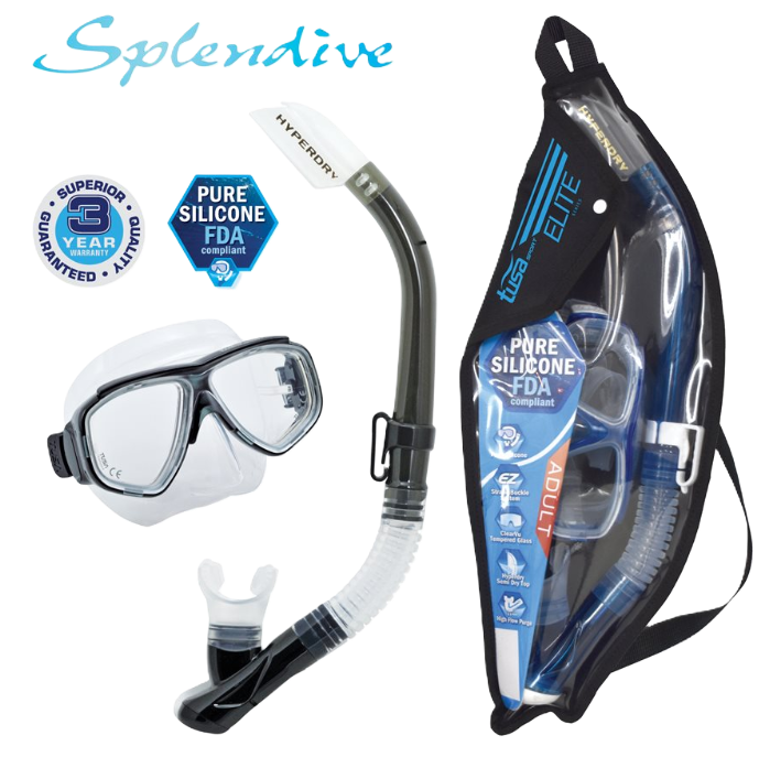 TUSA Splendive Mask & Snorkel Set – UM-7500 / USP-190