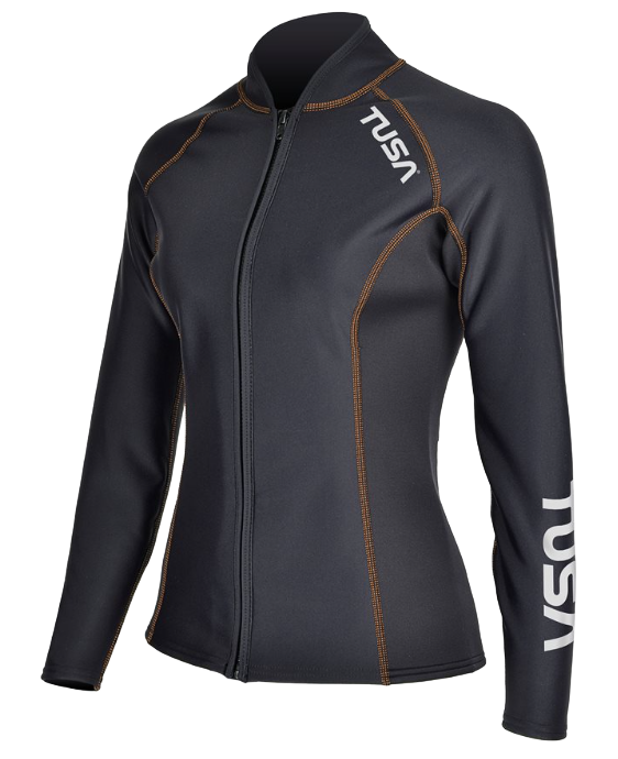TUSA Women's Aqua Thermal Top – Full-Zip Thermal Water Top