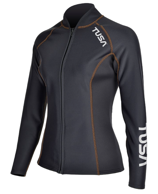TUSA Women's Aqua Thermal Top – Full-Zip Thermal Water Top