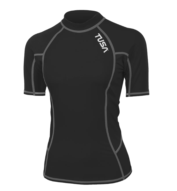 TUSA Women's Short Sleeve Rash Guard – UPF 50+