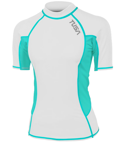 TUSA Women's Short Sleeve Rash Guard – UPF 50+
