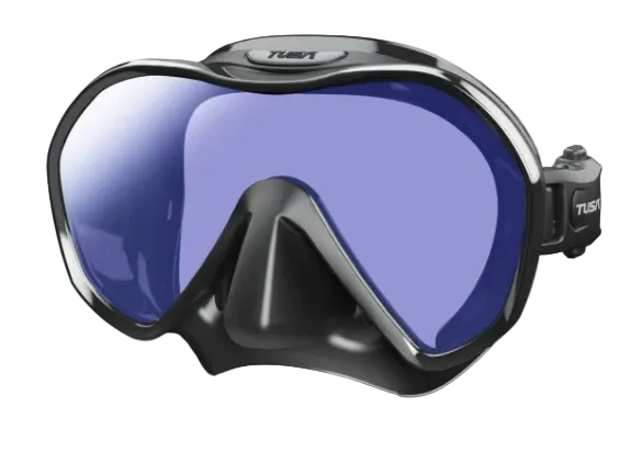 TUSA Zensee Pro Mask – Premium Frameless Dive Mask with UV420 & CrystalView Optical Glass Black