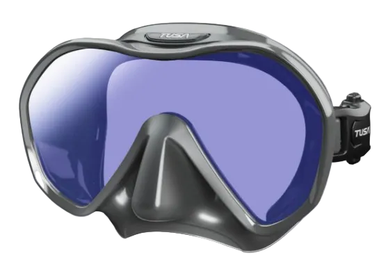 TUSA Zensee Pro Mask – Premium Frameless Dive Mask with UV420 & CrystalView Optical Glass Gunmetal