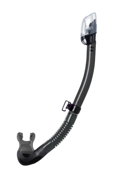 TUSA Hyperdry Elite II Dry Snorkel – Premium Dry Top Snorkel with Hyperdry Technology Gunmetal 