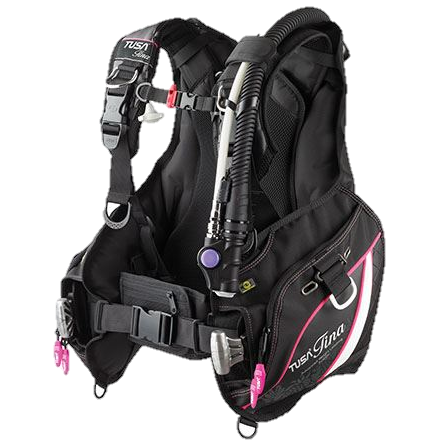 TUSA Tina Women's DC Solar Premium Dive Package – RS-1001 Regulator, Solar Computer & Complete Scuba System
