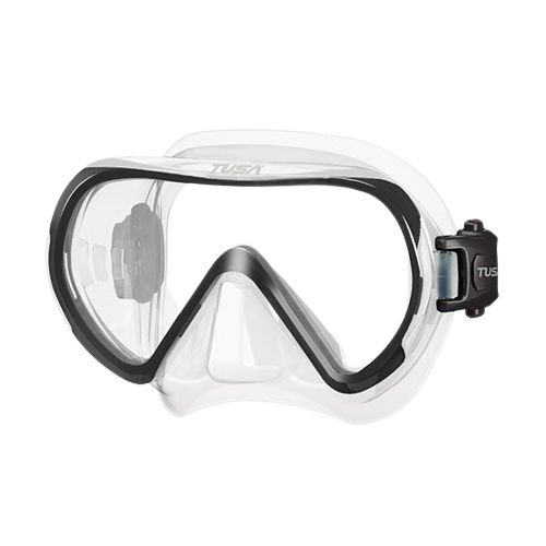TUSA Ino Mask – Premium Single Lens Scuba Diving Mask with 3D SYNQ Technology Black