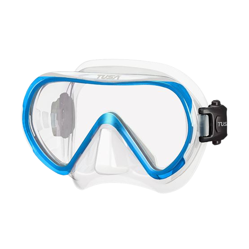 TUSA Ino Mask – Premium Single Lens Scuba Diving Mask with 3D SYNQ Technology Fish Tail Blue