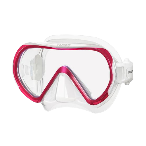 TUSA Ino Mask – Premium Single Lens Scuba Diving Mask with 3D SYNQ Technology Pink
