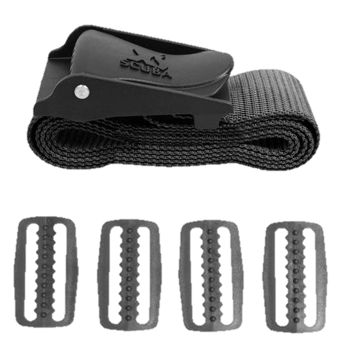 XS Scuba ClearPath Weight Belt – 60” Nylon Dive Belt with Buckle & Keepers