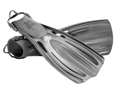 XS Scuba Cortez II Fins – Lightweight Scuba Diving Fins with Stretch Straps