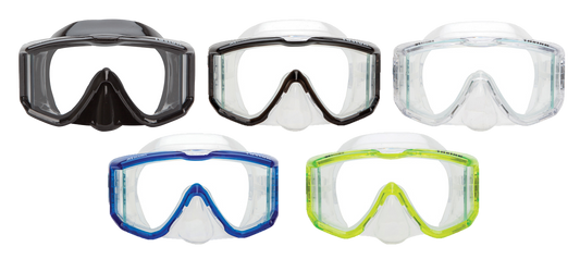 XS Scuba Fusion Mask – Panoramic Three-Window Scuba Diving Mask