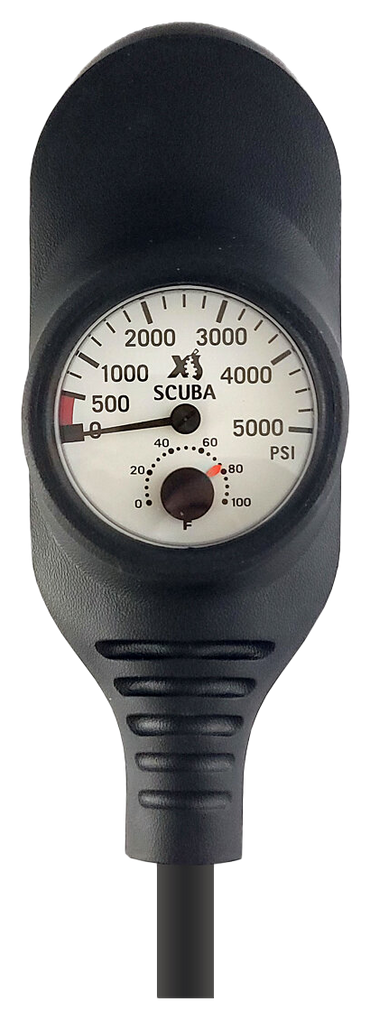 XS Scuba Navigator 3 Gauge Console – Depth Gauge, Compass & SPG Console