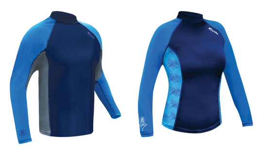 XS Scuba Performance Rash Guard – SPF 50 Long Sleeve Dive & Watersports Protection Shirt