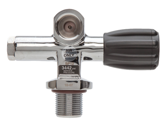 XS Scuba Thermo Modular DIN Valve – 300 Bar Modular DIN Valve for Technical & Sidemount Diving Left