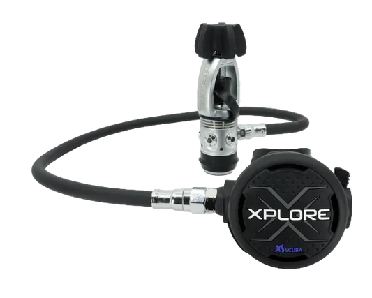 XS Scuba Xplore Regulator – Balanced Diaphragm First Stage & Pneumatically Balanced Second Stage