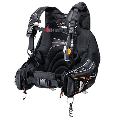 TUSA Conquest II Hybrid BCD – Premium Weight-Integrated Buoyancy Compensator with APA System
